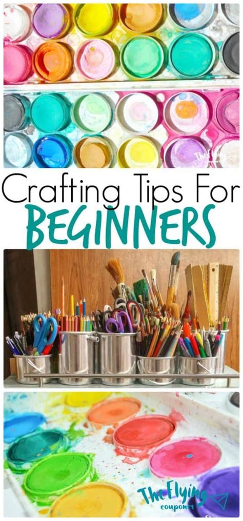 Crafting Tips for Beginners - The Flying Couponer