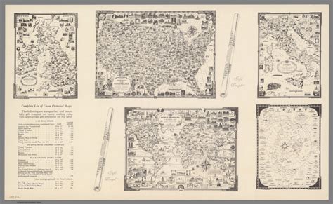 Text The Ernest Dudley Chase Decorative Pictorial Novelty Maps David