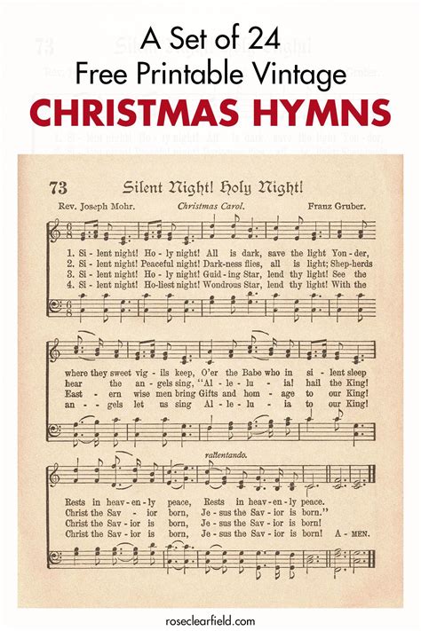Free Printable Vintage Christmas Sheet Music | Christmas sheet music