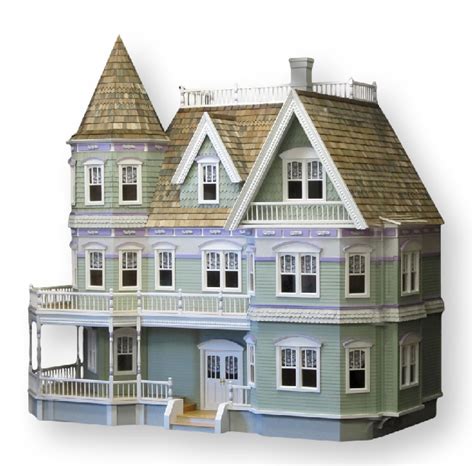 Queen Anne Unfinished Dollhouse Kit Endeavour Toys