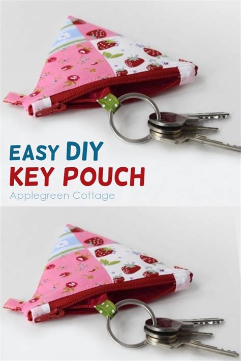 How To Make A Diy Key Pouch From A Coin Purse Applegreen Cottage