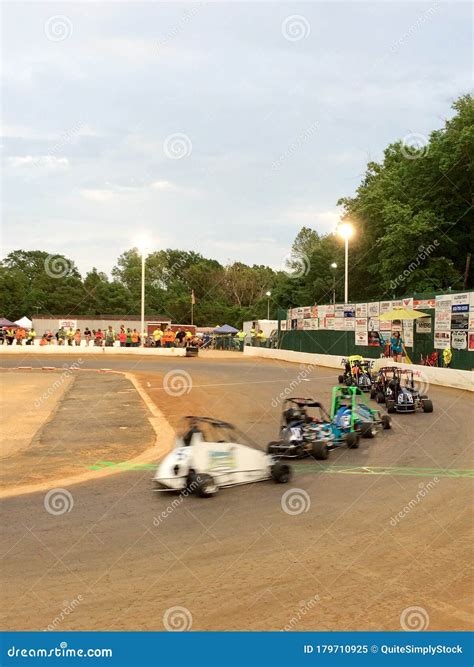 Go kart race track editorial image. Image of dream, competition - 179710925