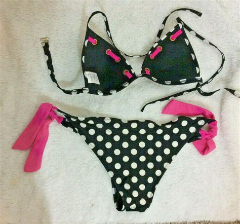 BEACHJOY Bikini Pc Swimsuit Rhinestone Metal Rings Gem