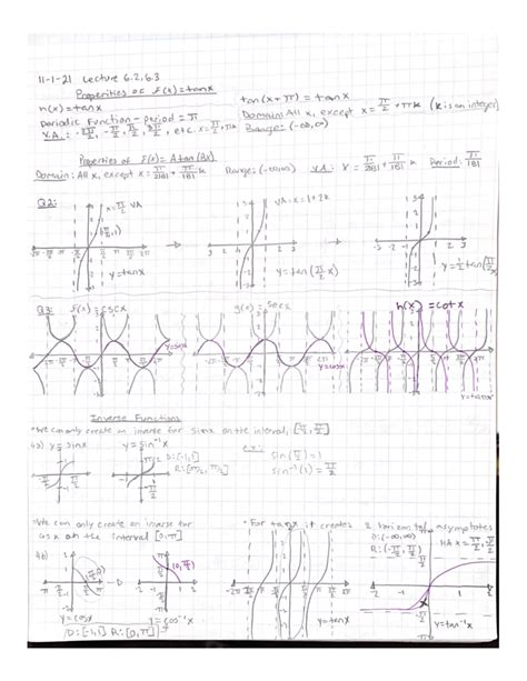 Trig Functions and Identities - MATH 125 - Studocu