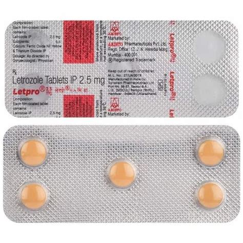 Letpro Letrozole Mg Tablet At Rs Stripe Femara In Nagpur