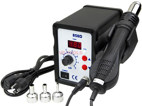 D Hot Air Iron Gun V W SMD IC Soldering Rework Solder
