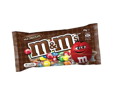 M&Ms Milk Chocolate - 49gm - Gofood & LolliesNZ