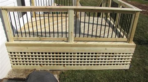 Lattice Deck Square Lattice Lattice Design Deck Skirting Vinyl