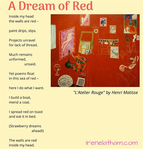 Live Your Poem A Red Poem To Start The New Year