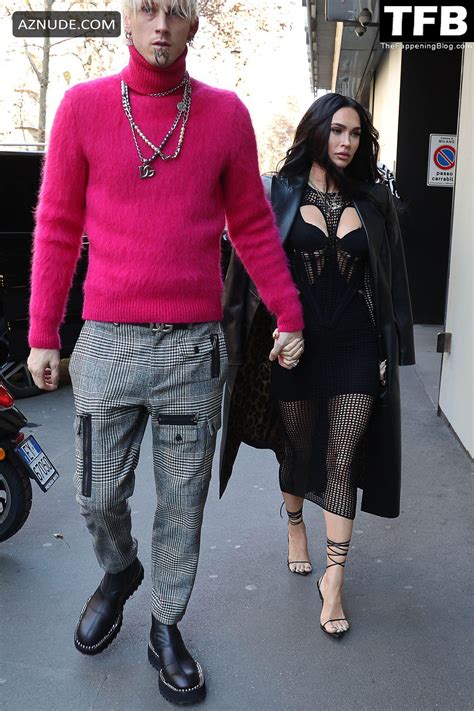 Megan Fox Sexy Seen Flaunting Her Hot Cleavage In Milan AZNude