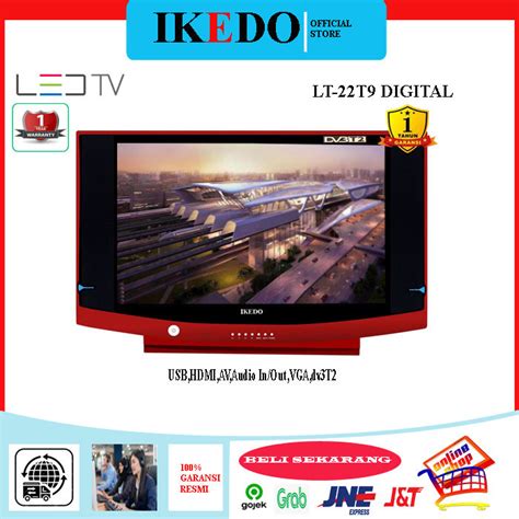 TV LED DIGITAL TABUNG IKEDO LT 22T9 FULL HD DISPLAY MURAH TERBARU