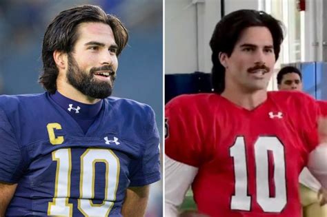 Notre Dame QB Sam Hartman looks unrecognizable after college star shaves off iconic beard in ...