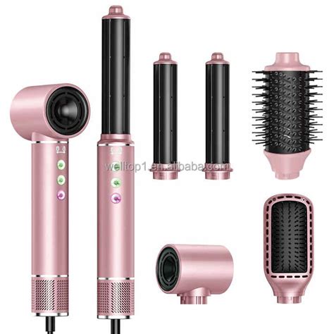 Customizable Ionic BLDC Hot Air Styler Volumizing Airstyler Styling Brush With Adjustable Heat