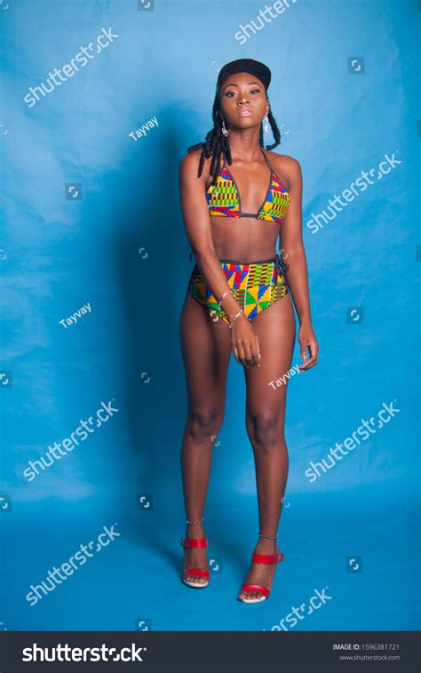 Gorgeous Brown Skin Bikini Model On Stock Photo 1596381721 Shutterstock