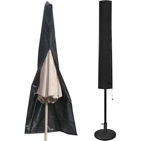 Housse De Protection Imperm Able Pour Parasol De A Cdiscount Jardin