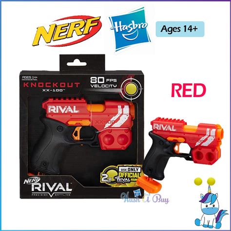 Hasbro Nerf Rival Knockout XX-100 (With 2x Rounds) - Blue / Red