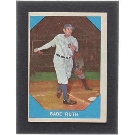 Babe Ruth 1960 Fleer 3 Pristine Auction