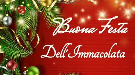 BUONA FESTA DELL IMMACOLATA YouTube