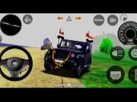 Dollar Song Modified Mahindra Black Thar Indian Car Simulation