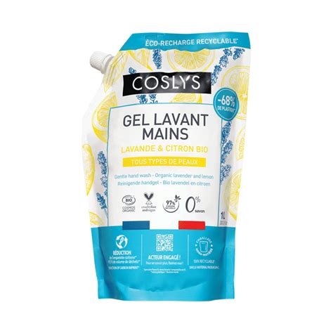 Gel Lavant Mains Lavande Citron L Coslys