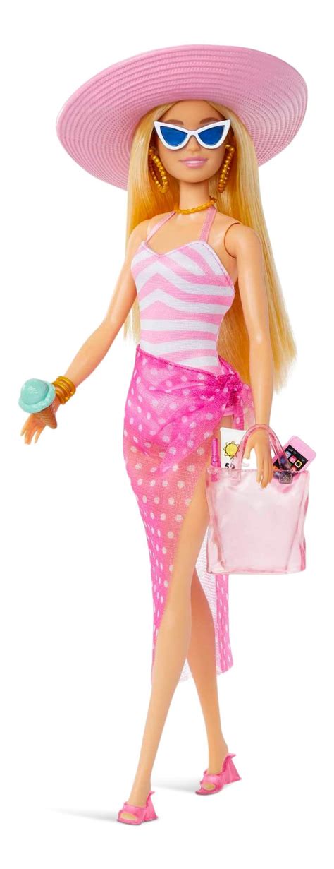 Barbie Beach Themed Blonde Barbie Doll Ages 3 Canadian Tire