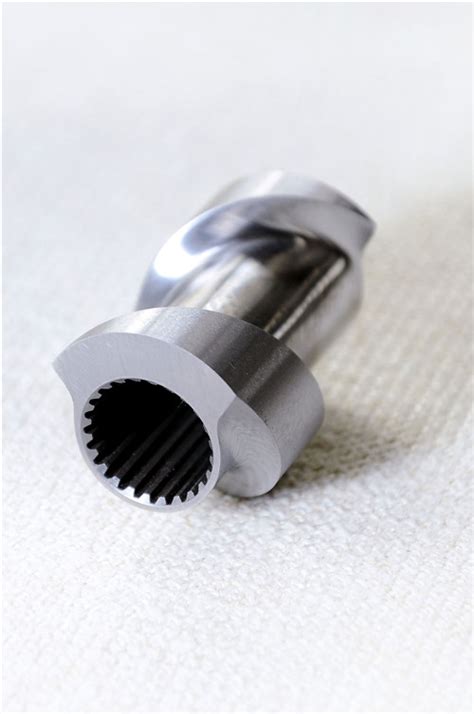 High Wear Twin Plastic Extruder Screw Elementsnew Design Intake Zone