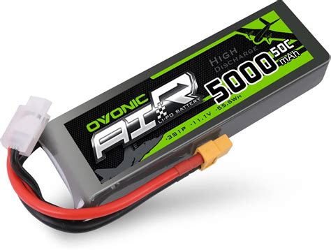 Amazon OVONIC 3s Lipo Battery 50C 5000mAh 11 1V Lipo Battery With