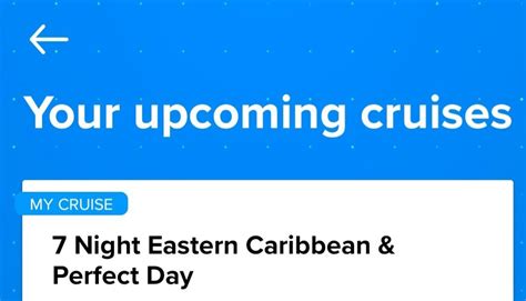 My Cruise Royal Caribbean App Royal Caribbean International