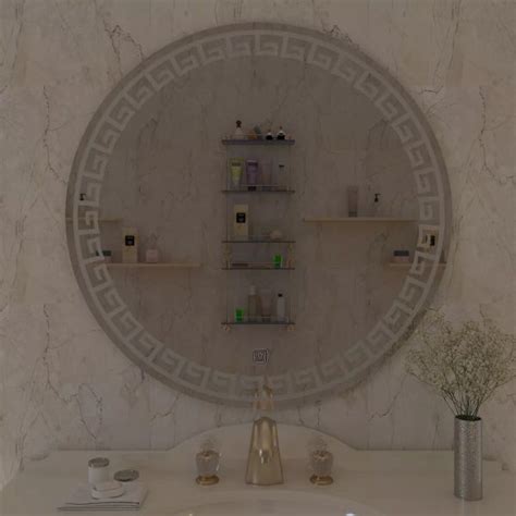 Modern Designed LED Round Bathroom Mirror WallMantra