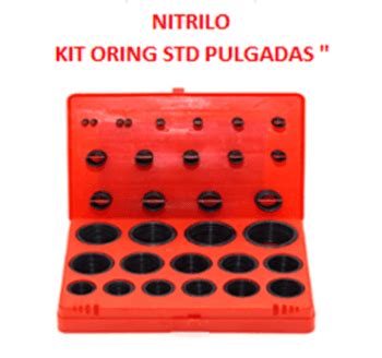 Kit Oring Std Hule Nitrilo Varias Medidas En Pulgadas Osuna Balero