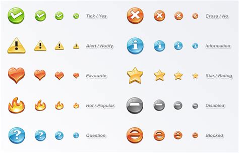 Status Icon Set