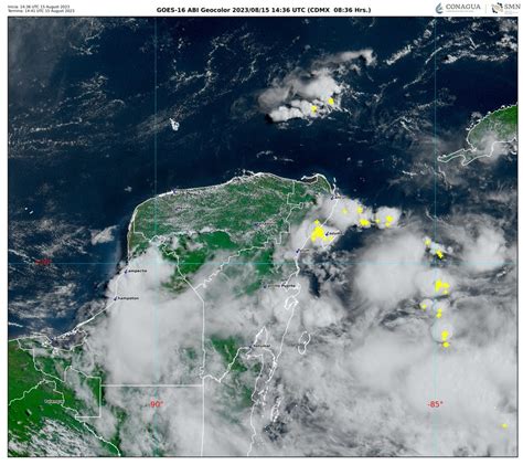 Clima Yucatán hoy 15 de agosto tormentas fuertes y calor La Verdad