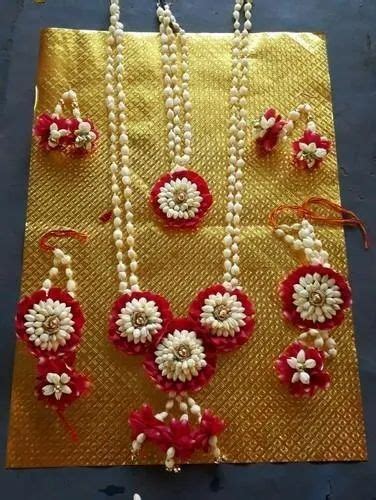 Jui Pearls Floral Jewellery Sets For Haldi Mehndi And Babyshowering At