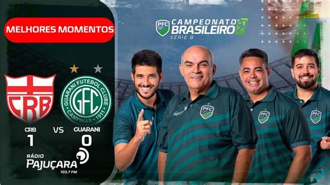 MELHORES MOMENTOS CRB X GUARANI SÉRIE B 2023 YouTube