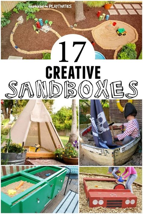 20 Creative Diy Sandbox Ideas Backyard For Kids Backyard Play Spaces