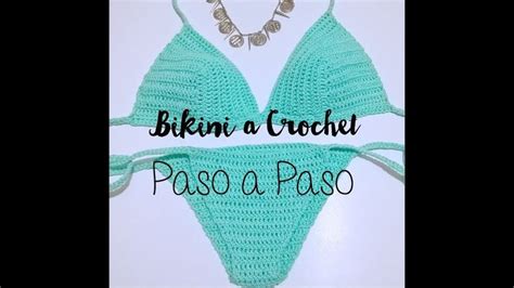 Bikini A Crochet Paso A Paso Facil Bikinis Crochet Bikinis Tejidas A