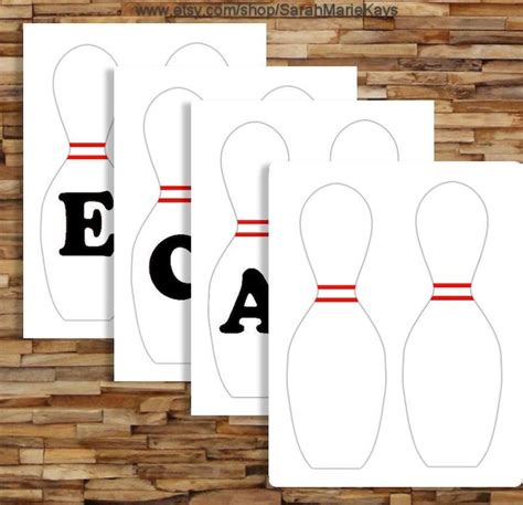 Bowling Pin Banner Bowling Geburtstag Bowling Geburtstag Etsy De In