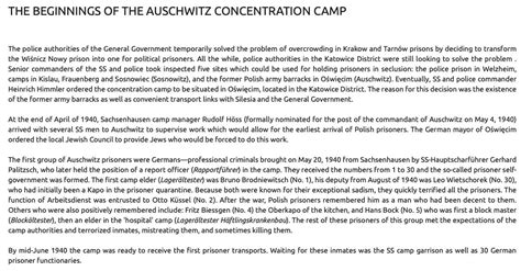 Auschwitz Memorial On Twitter 20 May 1940 As Part Of Preparations