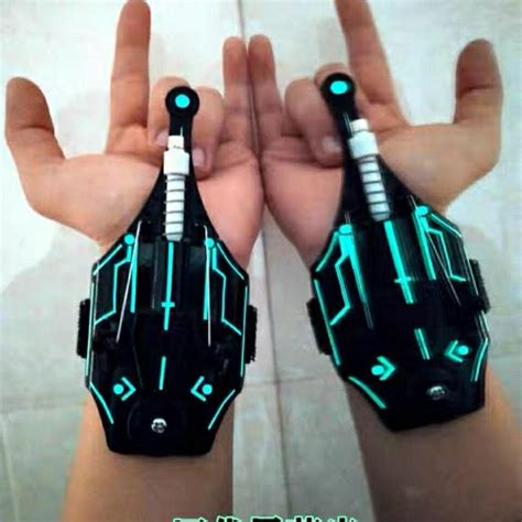 Fast Shippingspiderman Web Shooter Hot Toys Spiderman Spider Man Silk Spitting Launcher Black