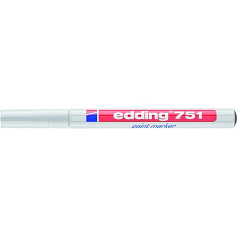 Marker olejowy EDDING 751 1 2mm okrągły biały dlabiura24 pl