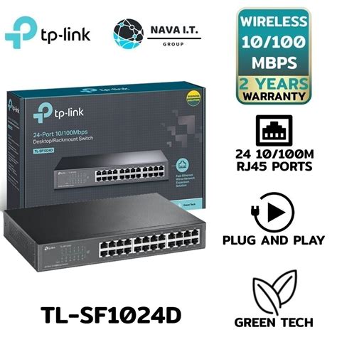 ⚡️กรุงเทพฯด่วน1ชั่วโมง⚡️ Tp Link Tl Sf1024d Switch Hub สวิตซ์ฮับ 24 Ports รับประกัน Lt