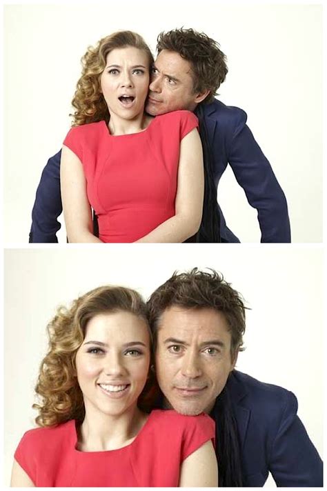 Scarlett Johansson Archive Photoshoot Robert Downey Jr Robert