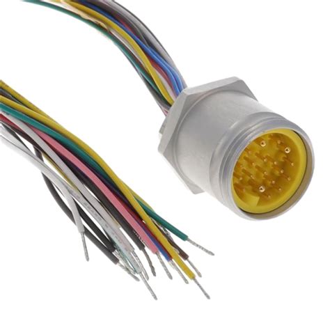 1300150109 Circular Cable Assembly 19p Male To Wire 098 3r3n36e80c300 Industrial