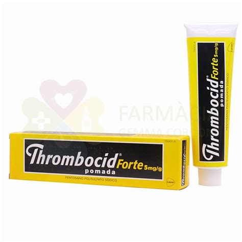 Thrombocid Forte Mg G Pomada Tubo G Farmacia Gemma