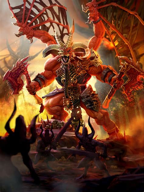 191 best 30K: Khorne Daemons images on Pinterest | Warhammer art ...