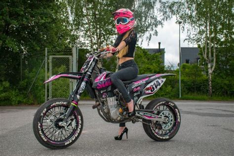 Who Rides A Supermoto Bike In High Heels Saaraazh Does Thats Who