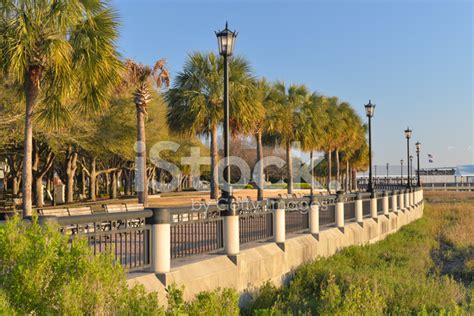 Waterfront Park At Sunrise In Charleston Stock Photo | Royalty-Free | FreeImages