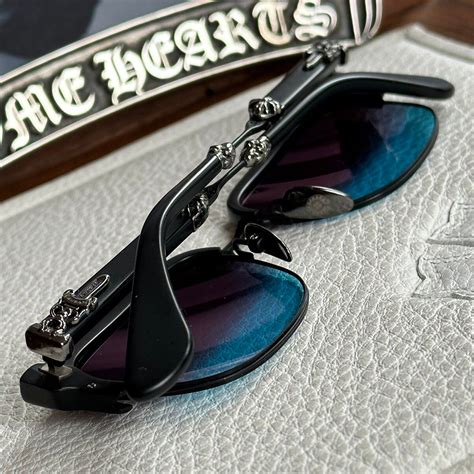 Chrome Hearts Chrome Hearts Evagilist 11 ‘oceans Depth Sunglasses Grailed