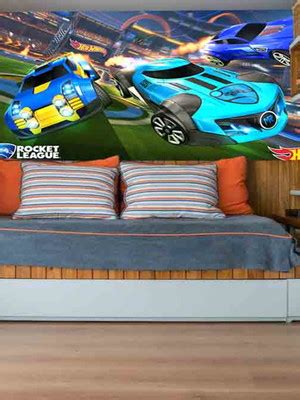 Adesivo De Parede Hot Wheels Elo Produtos Especiais