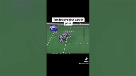 Tom Bradys First Career Pass Back In 2000 😳 History Education